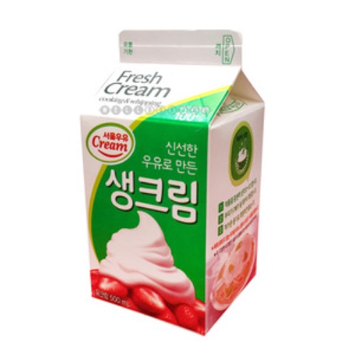 [8/17]서울우유 생크림(동물성) 500ml