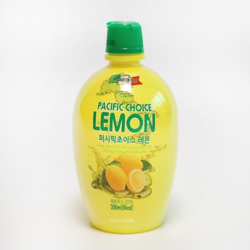 이탈리아 퍼시픽초이스 레몬주스 / 레몬엑기스 / 레몬즙 200ml