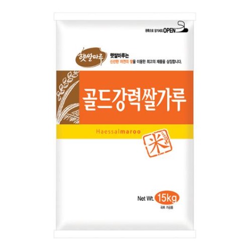 햇쌀마루 골드강력쌀가루 15kg