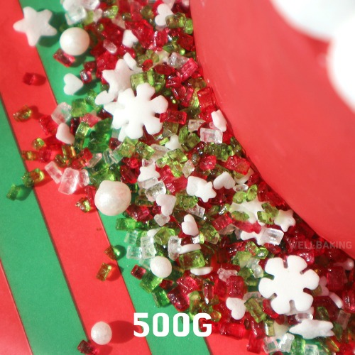 [대용량] 스프링클 (뉴 크리스마스 스프링클) 500g